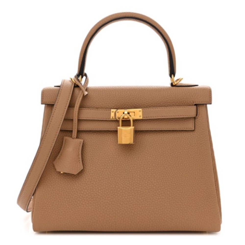 2022 Hermes Kelly 25 Togo Chai gold hardware